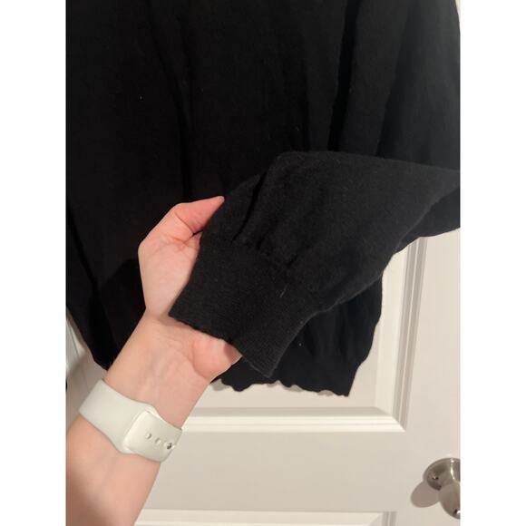 Fiesole Black Turtleneck Sweater – Size Large – 100% Pure Wool - Picture 4 of 4